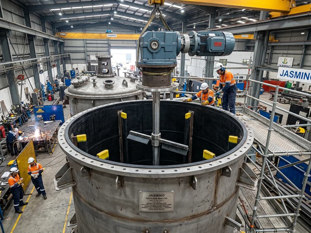 Agitated Reactor — Rubber Lined