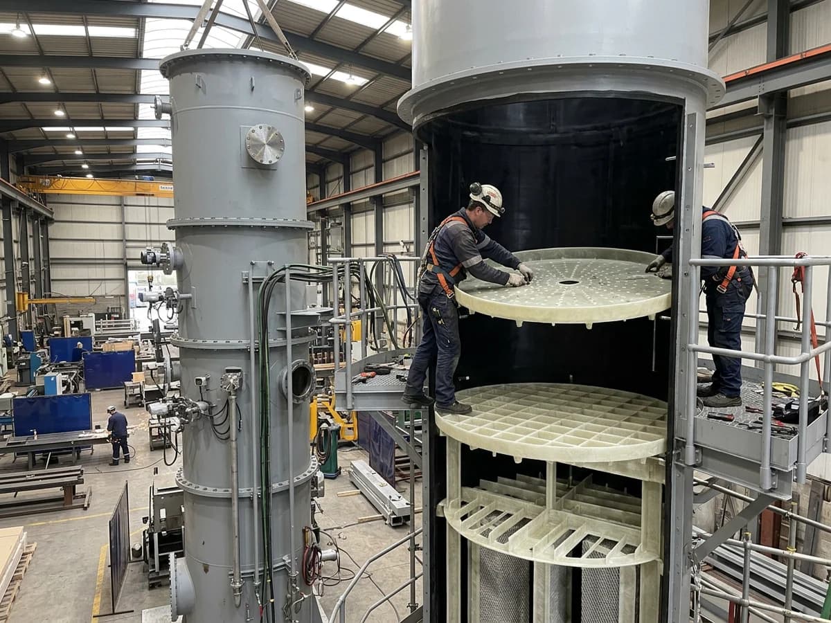 Absorption Column — FRP Internals